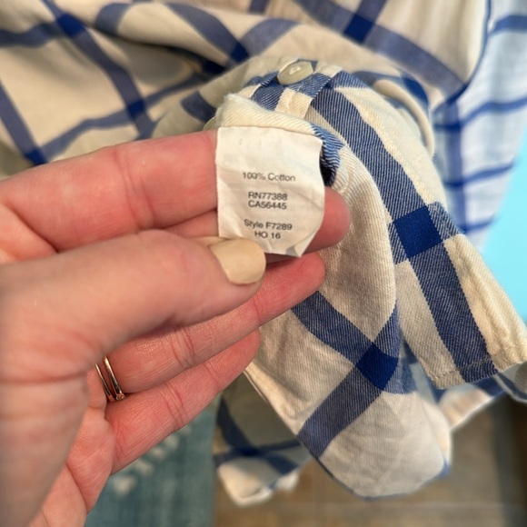 J. Crew Flannel Button Down - Picture 6 of 8